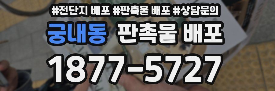 궁내동 판촉물 배포