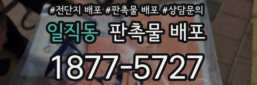 일직동 판촉물 배포