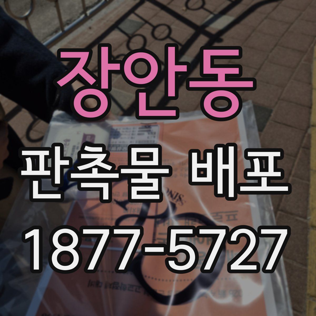 장안동 판촉물 배포