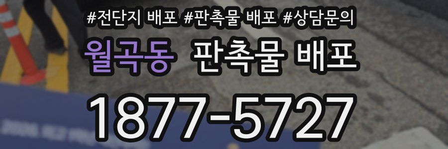 월곡동 판촉물 배포