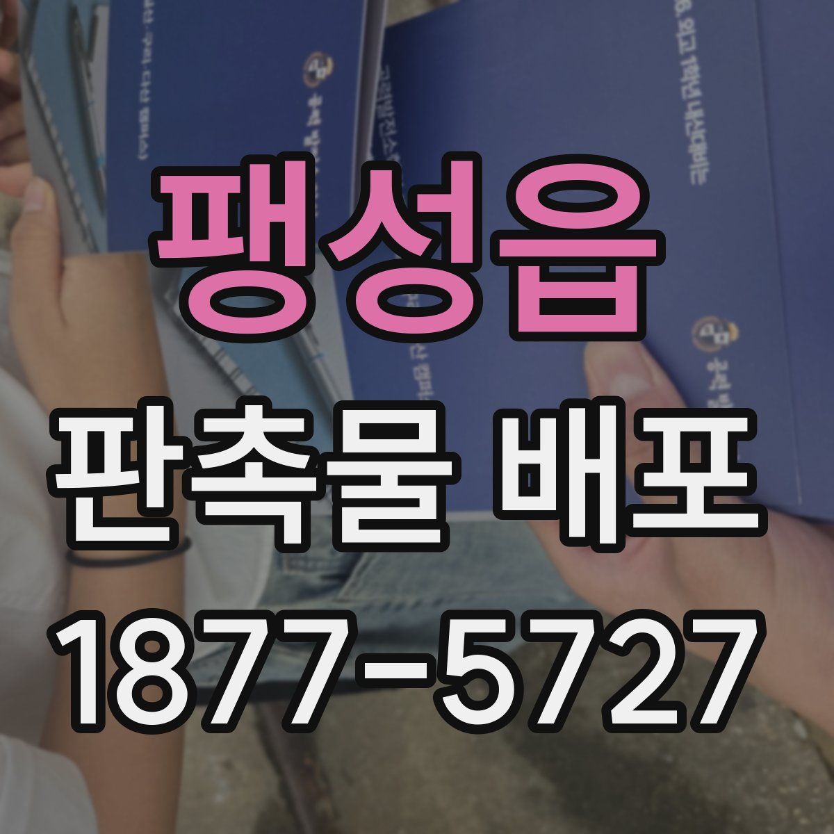 팽성읍 판촉물 배포