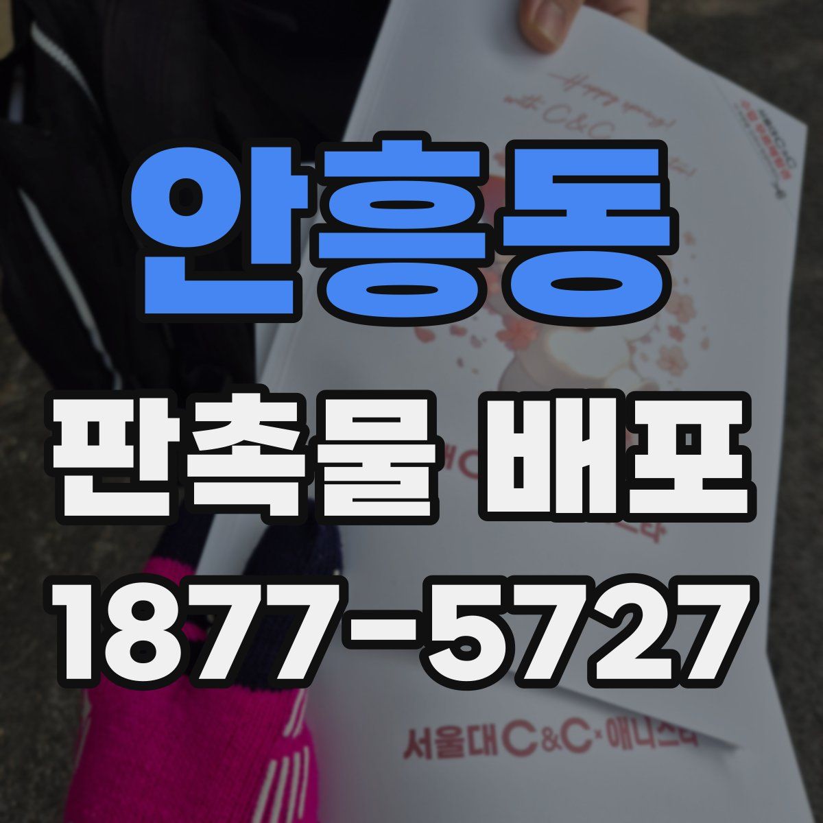 안흥동 판촉물 배포
