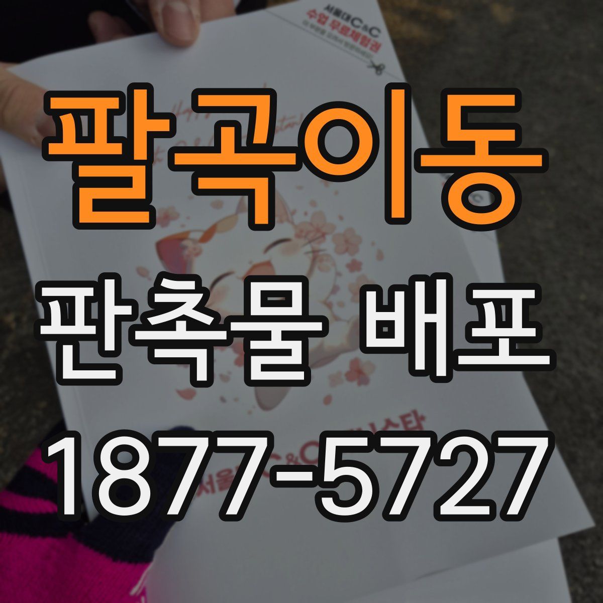 팔곡이동 판촉물 배포