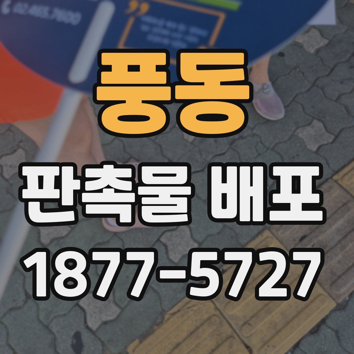 풍동 판촉물 배포