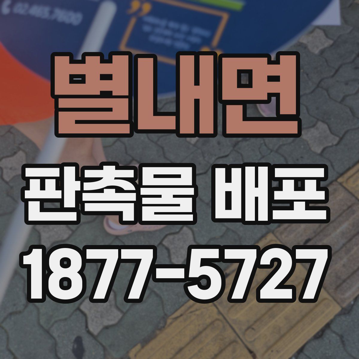 별내면 판촉물 배포