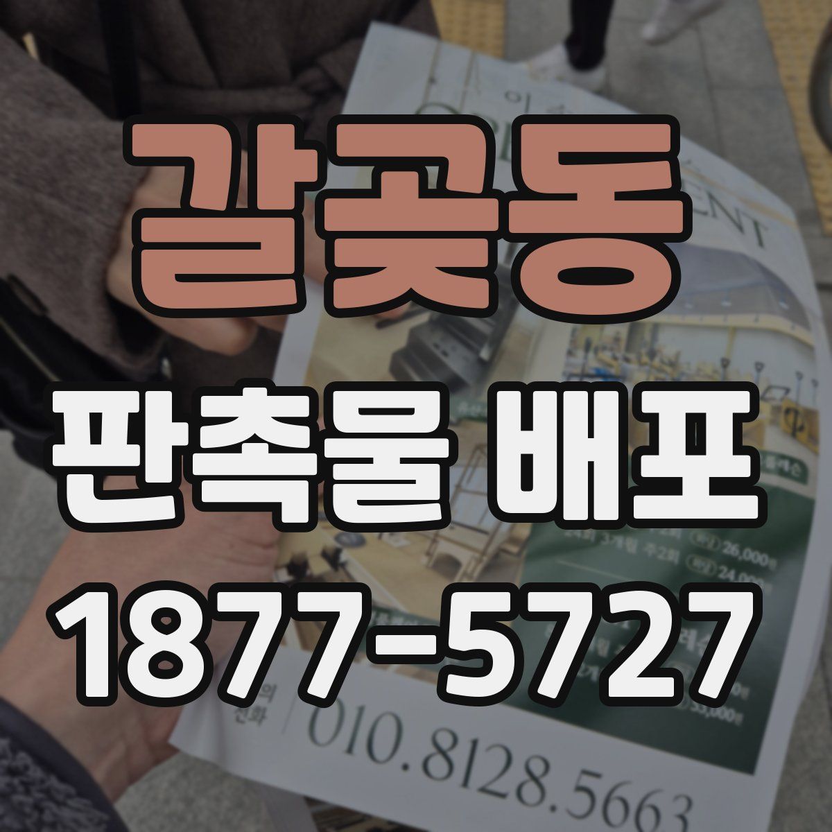 갈곶동 판촉물 배포