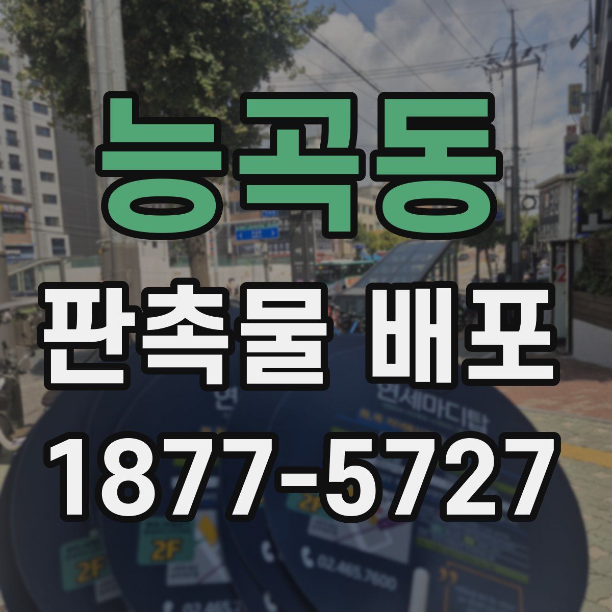 능곡동 판촉물 배포