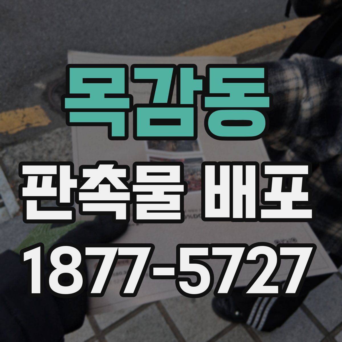 목감동 판촉물 배포
