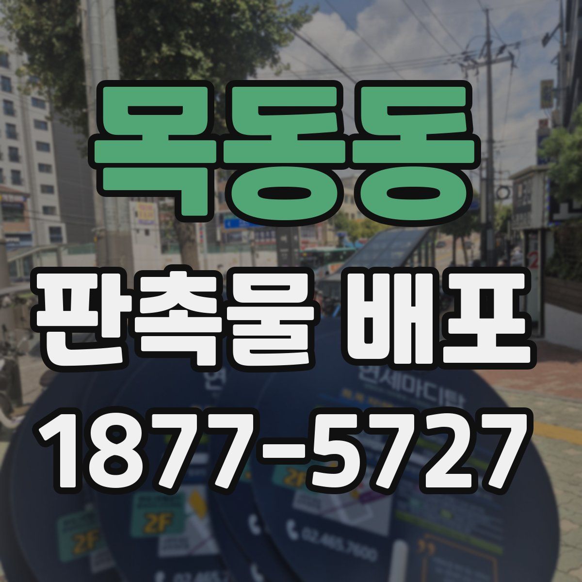 목동동 판촉물 배포