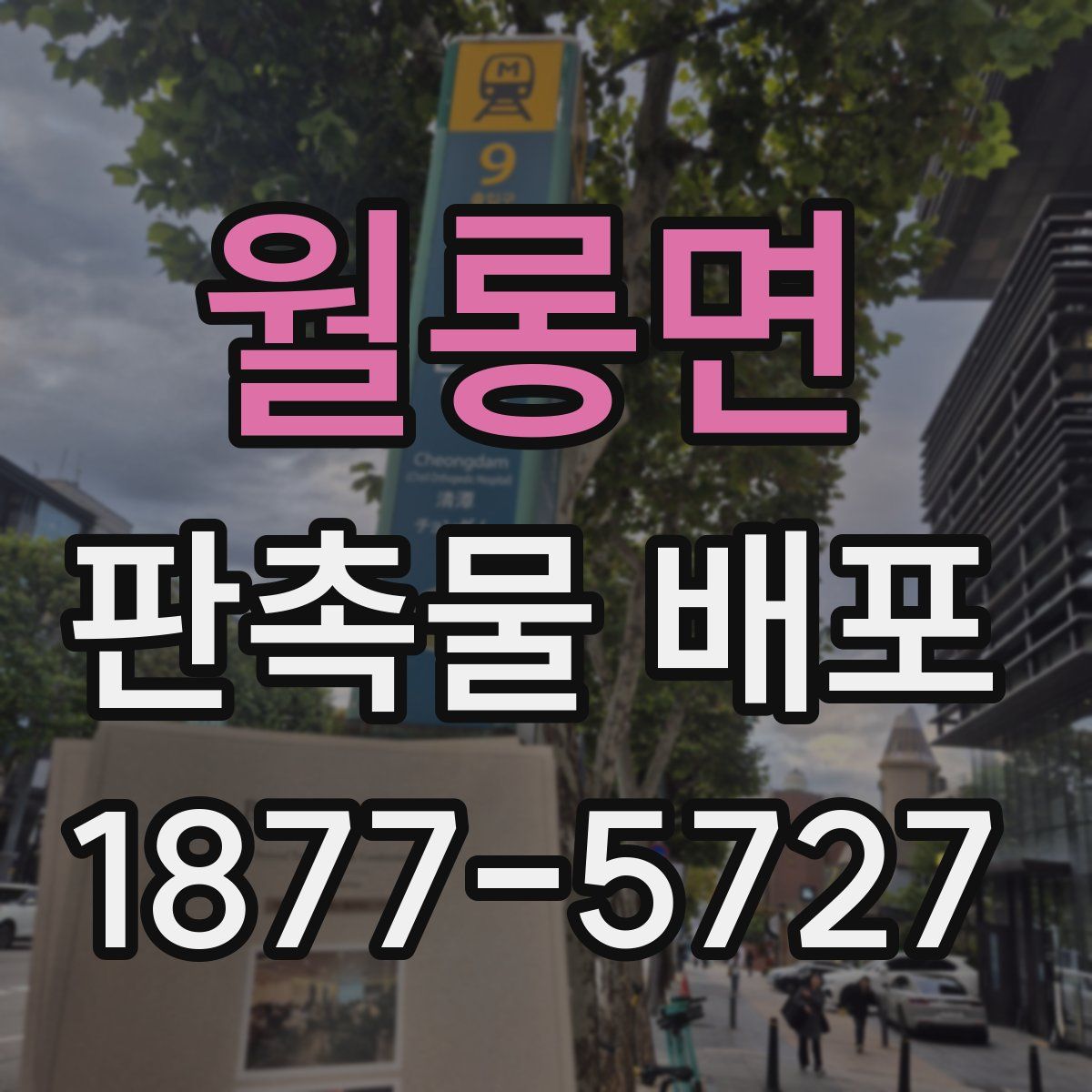 월롱면 판촉물 배포