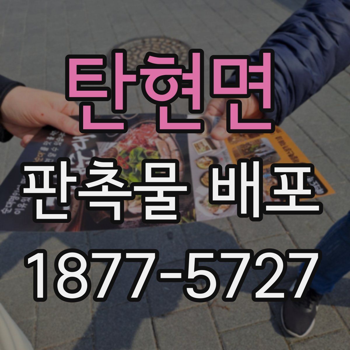 탄현면 판촉물 배포