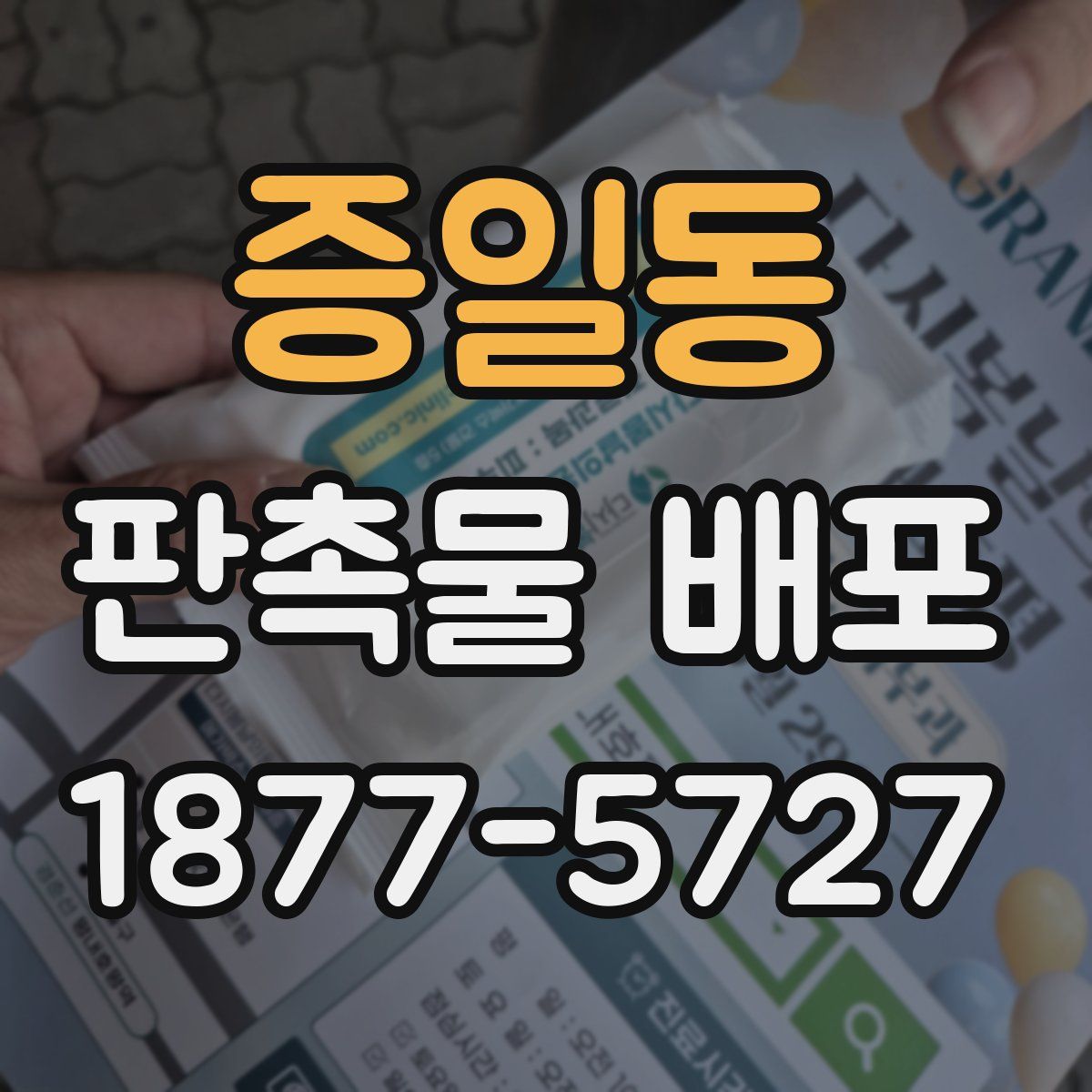 증일동 판촉물 배포