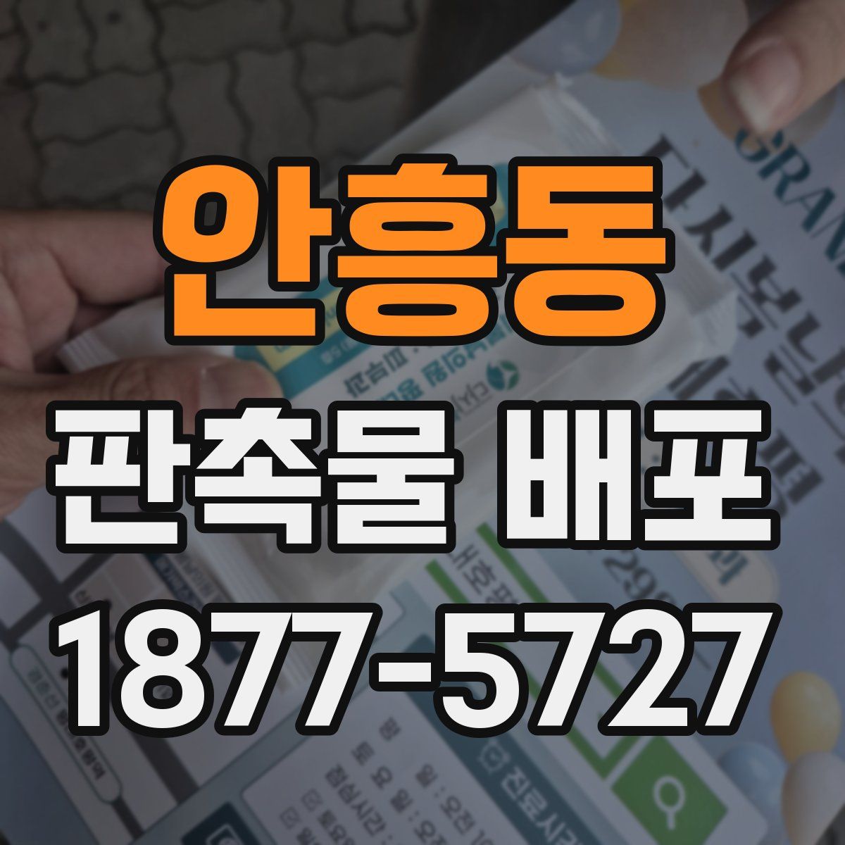 안흥동 판촉물 배포