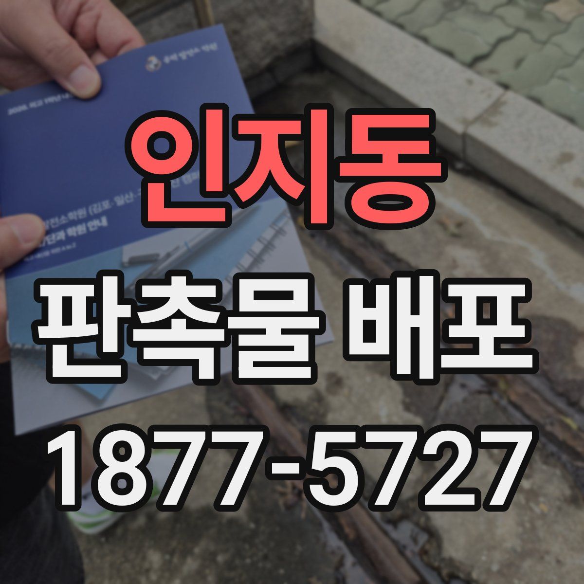 인지동 판촉물 배포