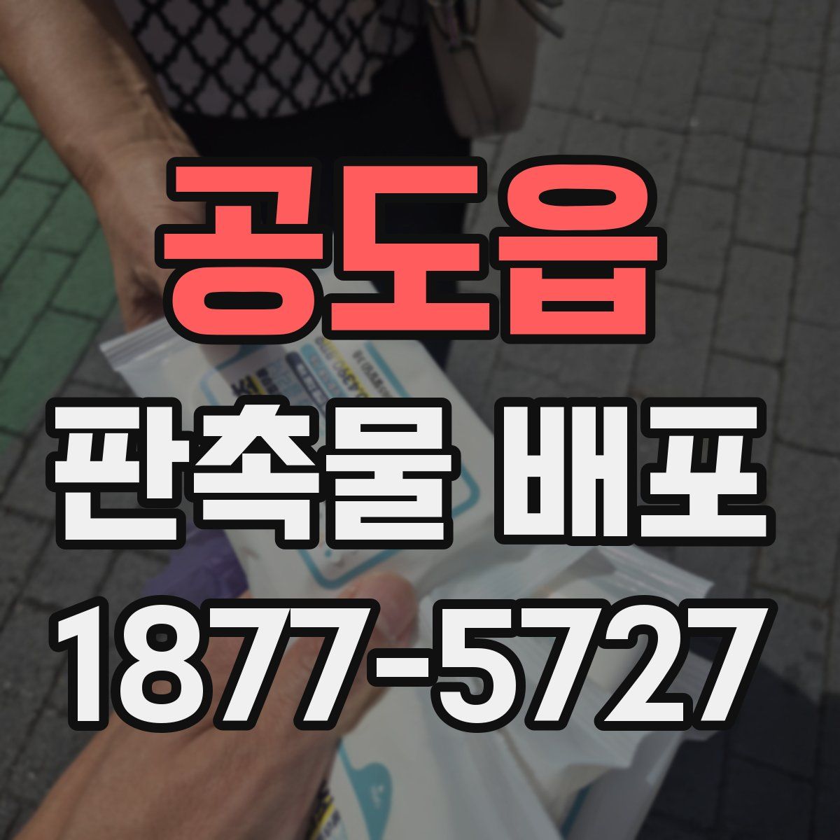 공도읍 판촉물 배포