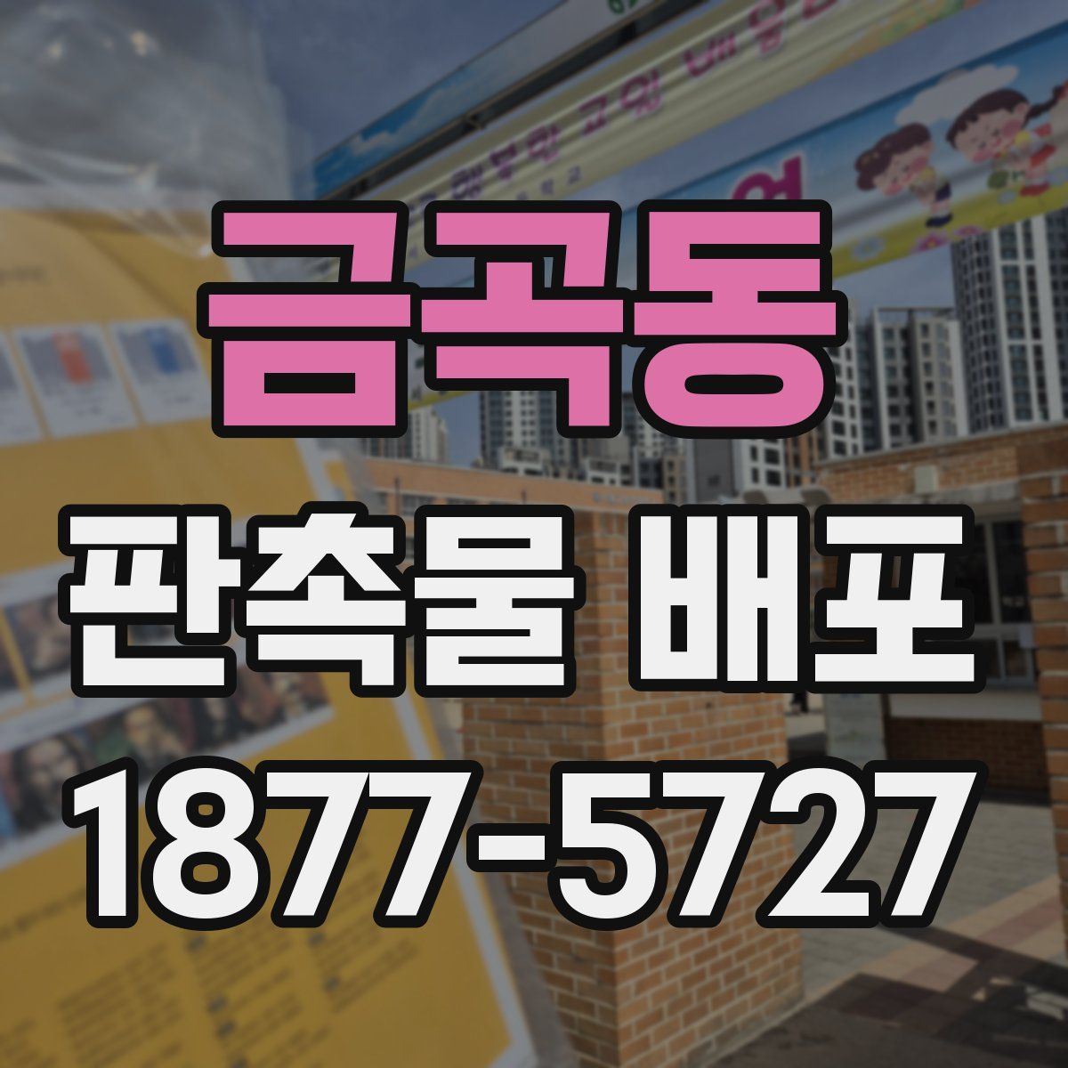 금곡동 판촉물 배포