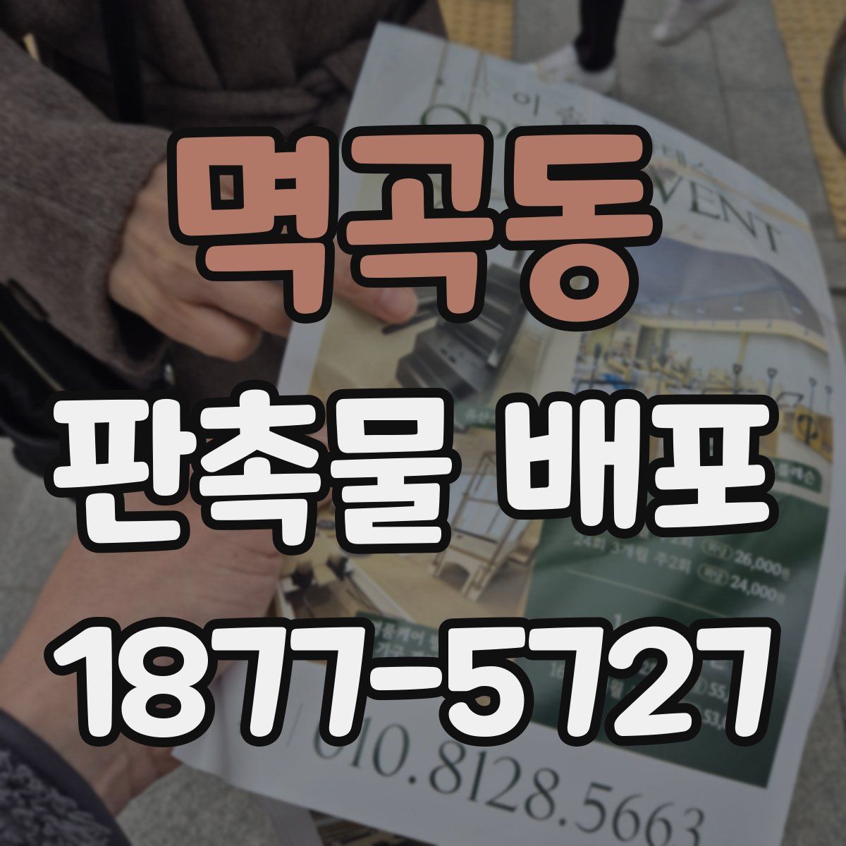 멱곡동 판촉물 배포