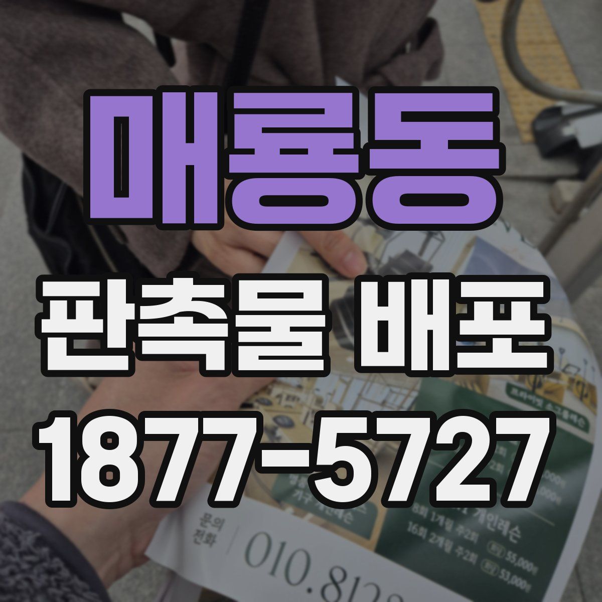 매룡동 판촉물 배포