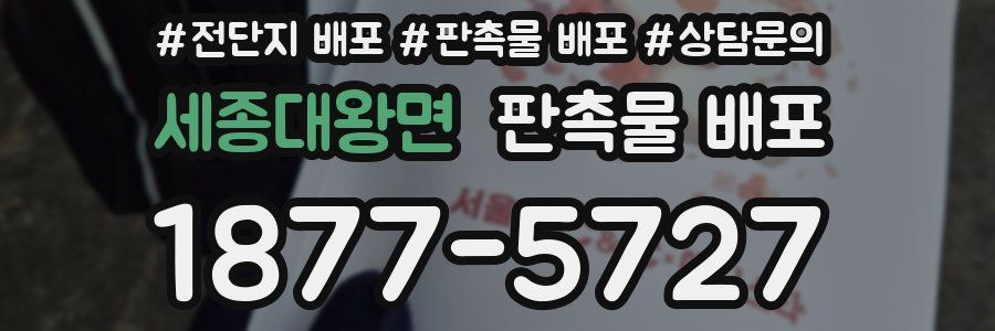 세종대왕면 판촉물 배포