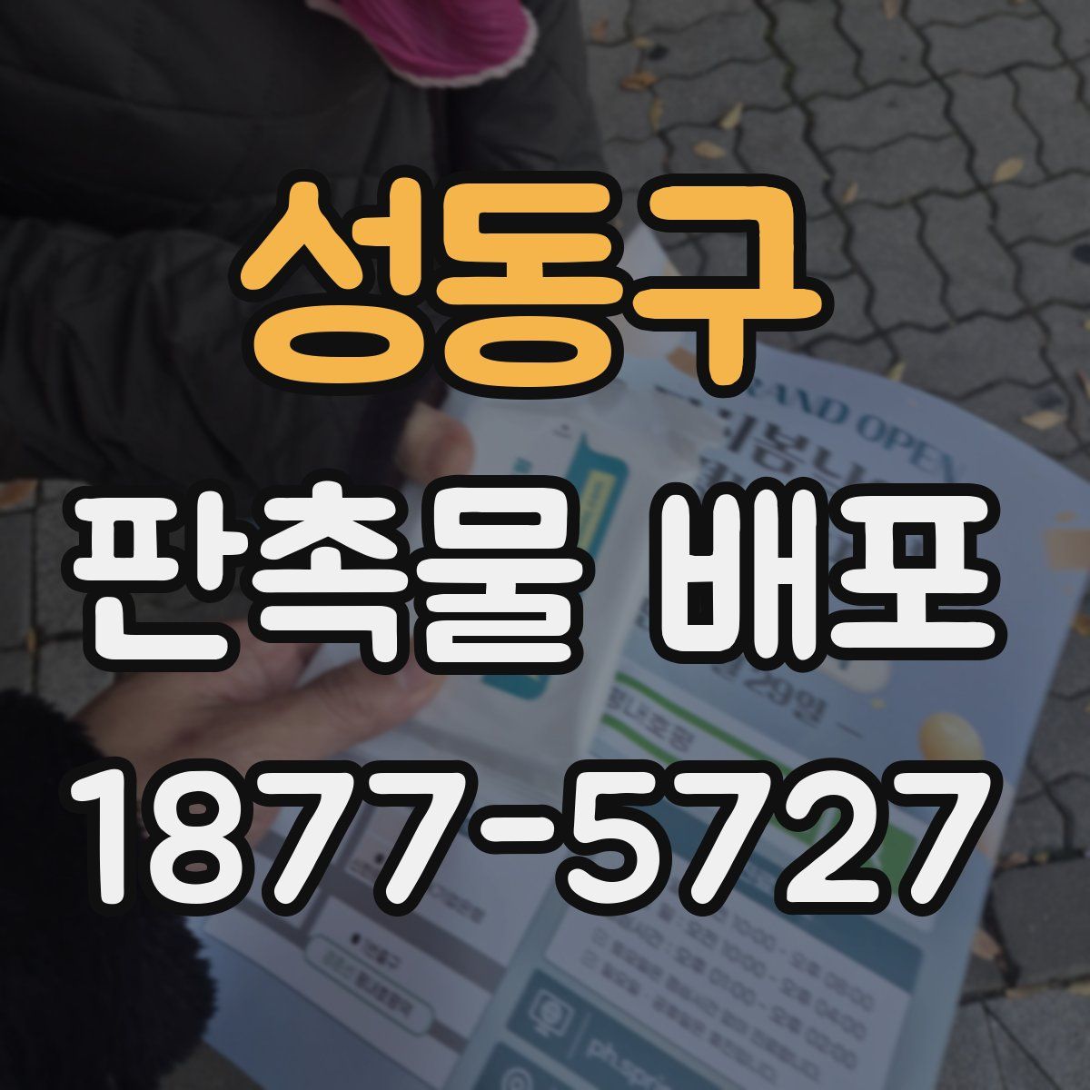 성동구 판촉물 배포