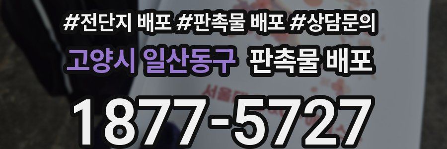 고양시 일산동구 판촉물 배포