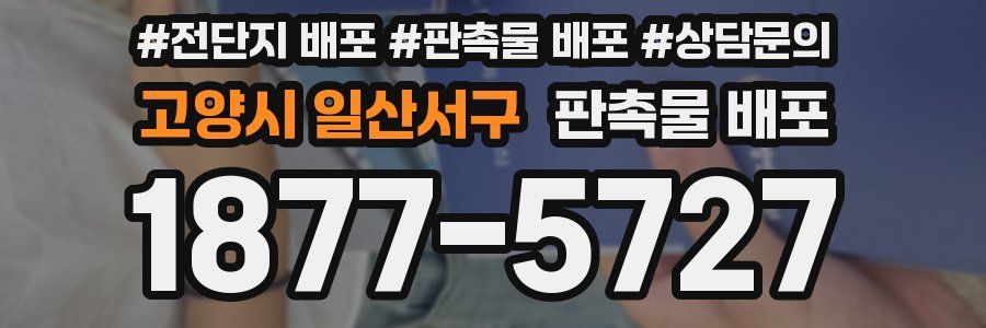고양시 일산서구 판촉물 배포