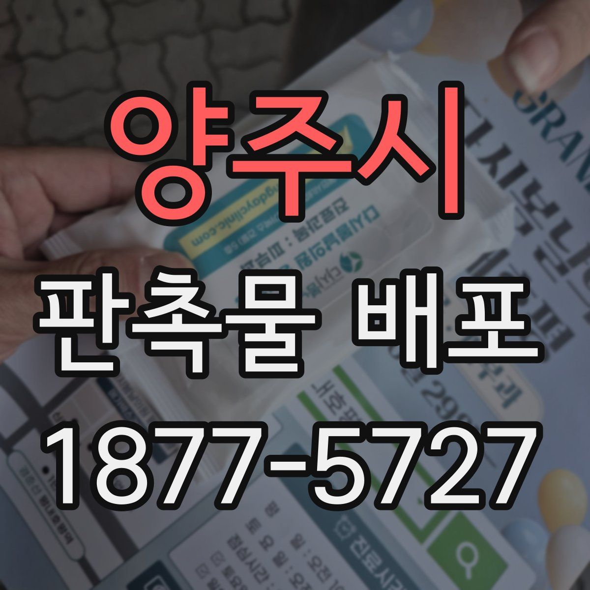 양주시 판촉물 배포