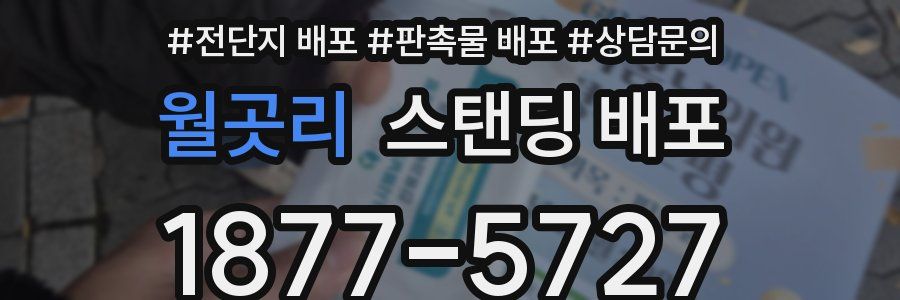 월곳리 스탠딩 배포