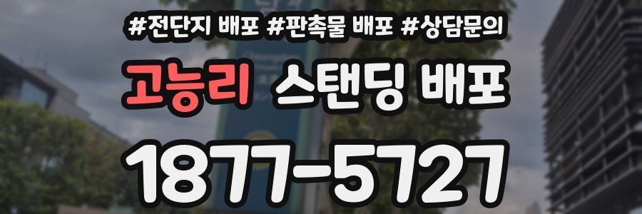 고능리 스탠딩 배포