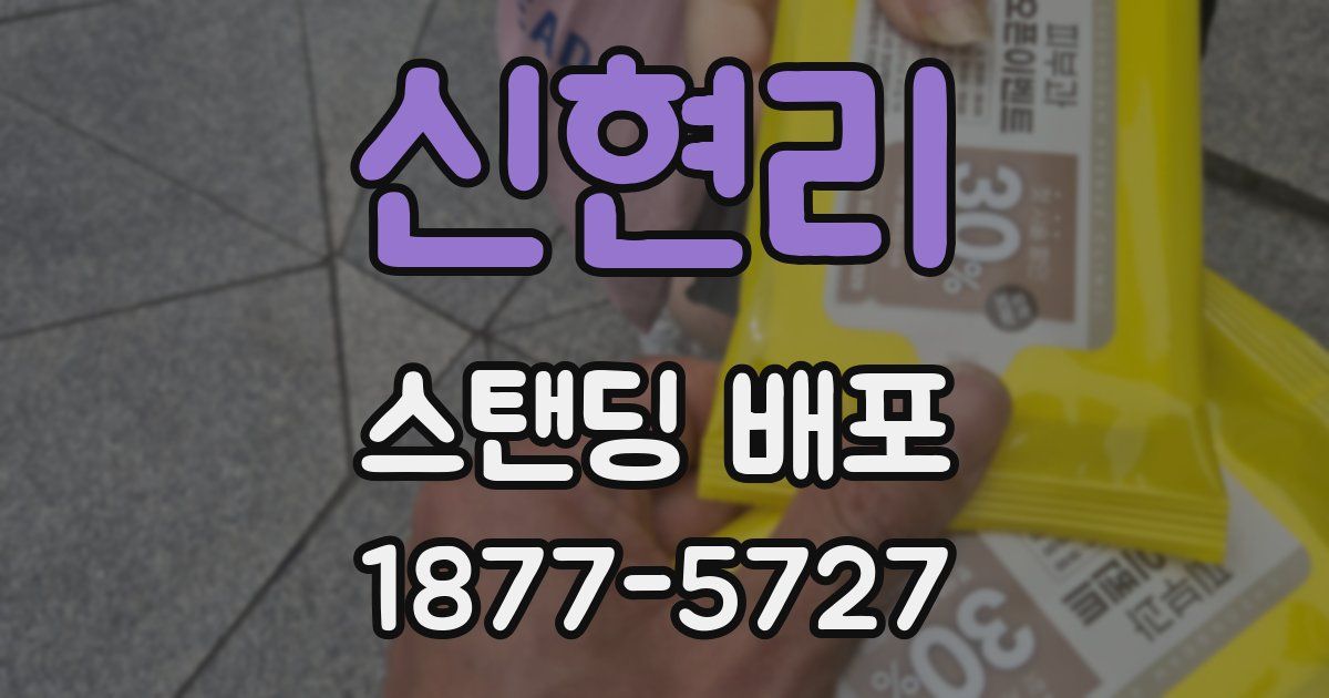 신현리 스탠딩 배포