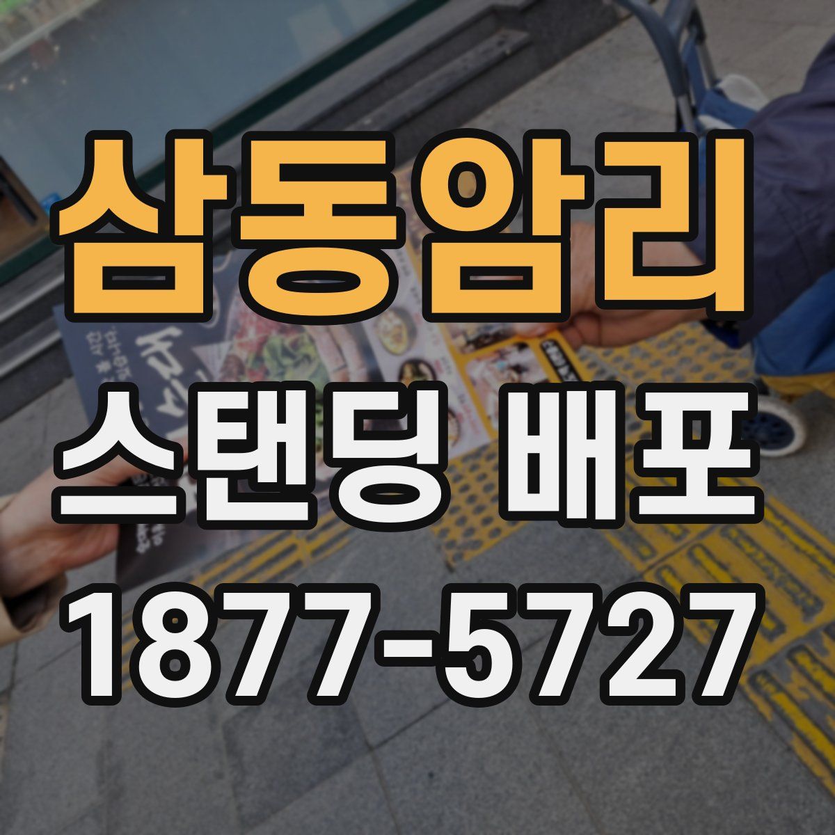 삼동암리 스탠딩 배포