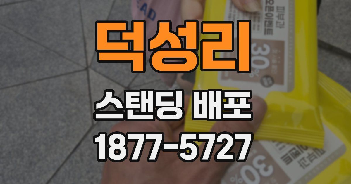 덕성리 스탠딩 배포