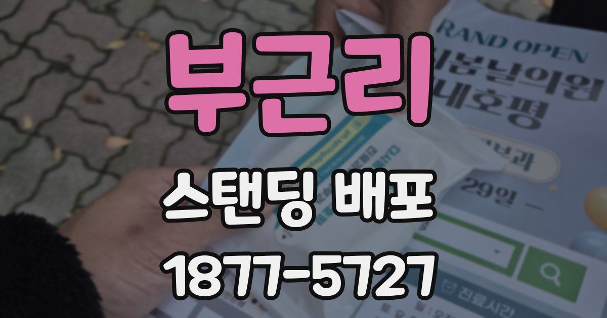 부근리 스탠딩 배포