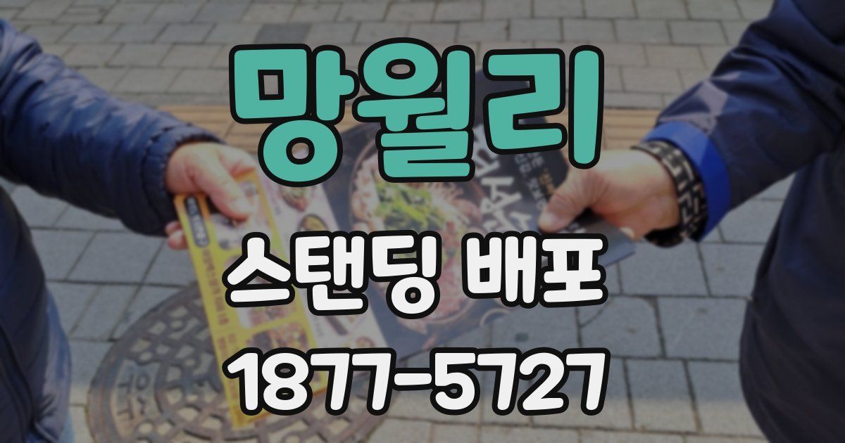 망월리 스탠딩 배포