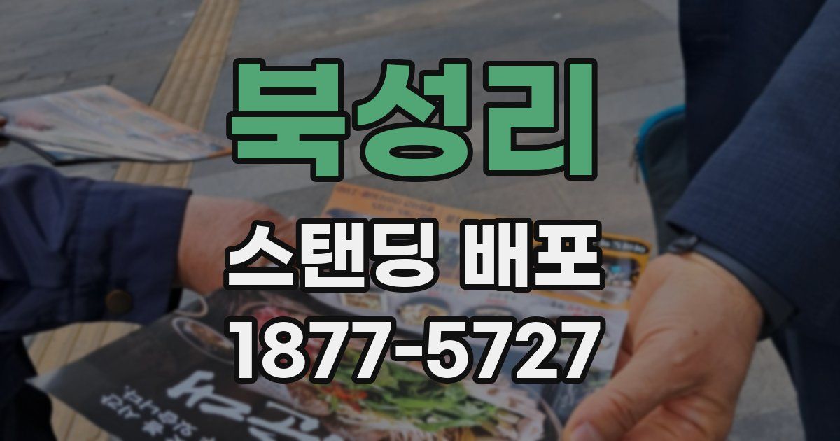 북성리 스탠딩 배포