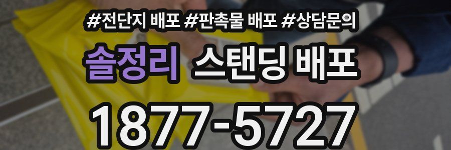 솔정리 스탠딩 배포