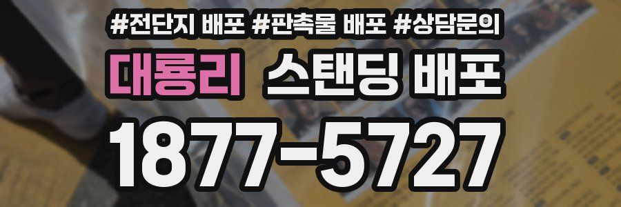 대룡리 스탠딩 배포