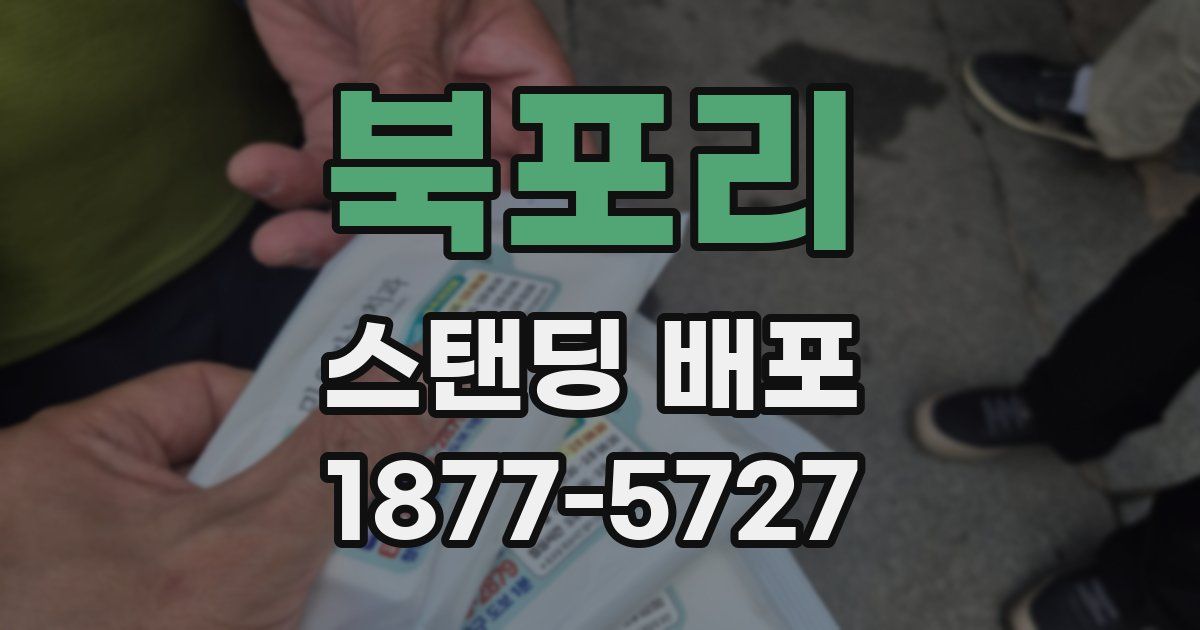 북포리 스탠딩 배포