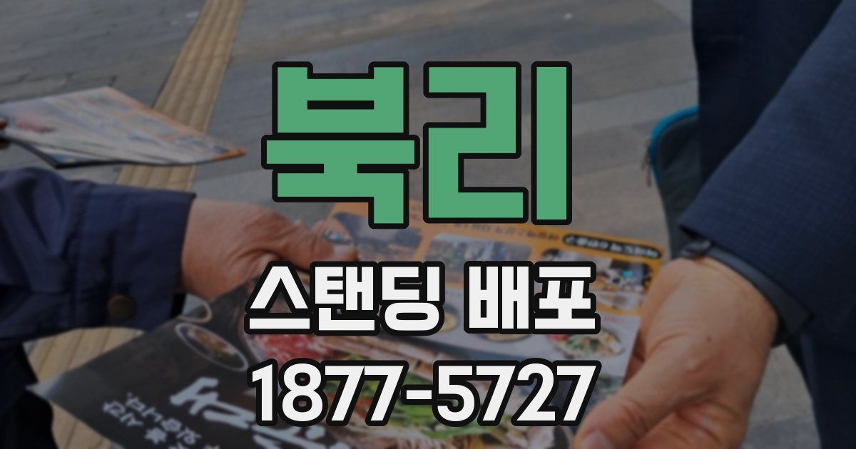북리 스탠딩 배포