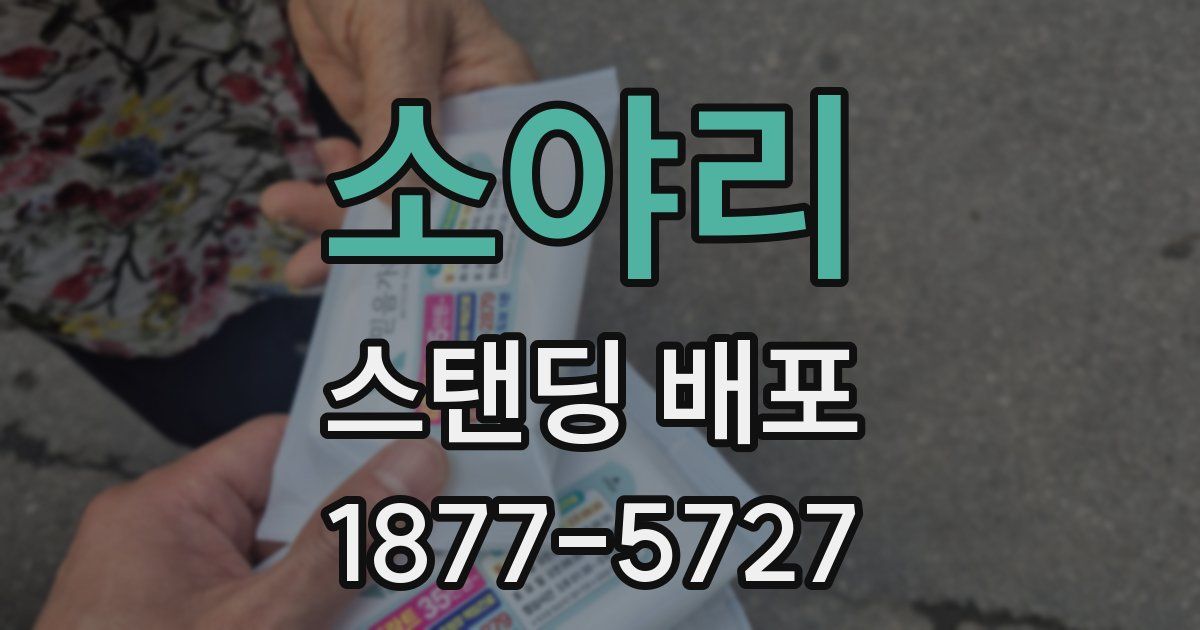소야리 스탠딩 배포
