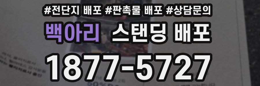 백아리 스탠딩 배포