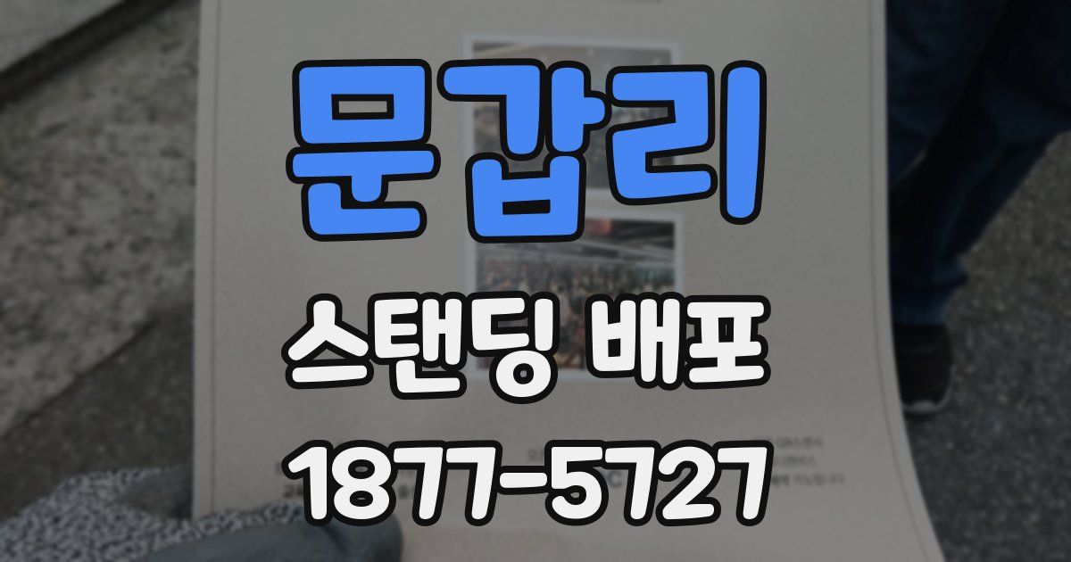 문갑리 스탠딩 배포