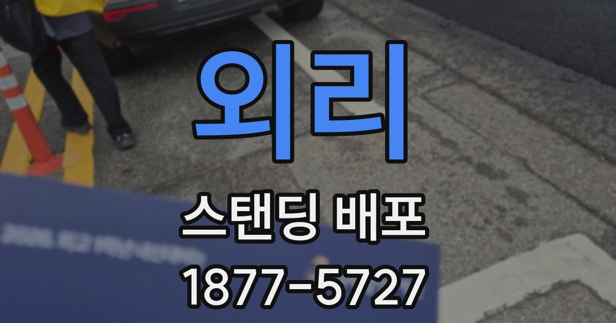 외리 스탠딩 배포