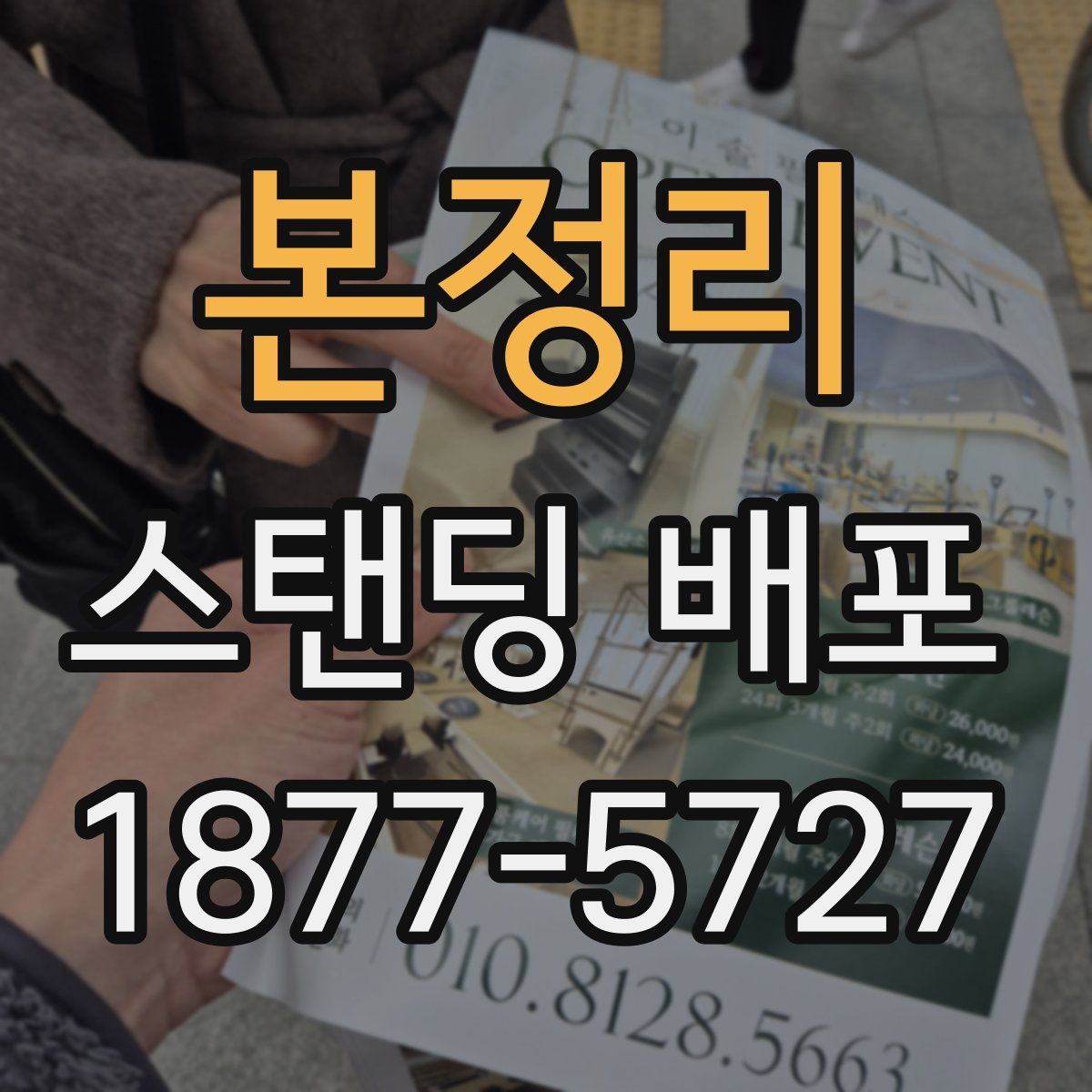 본정리 스탠딩 배포