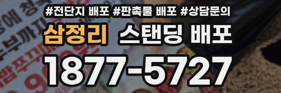 삼정리 스탠딩 배포