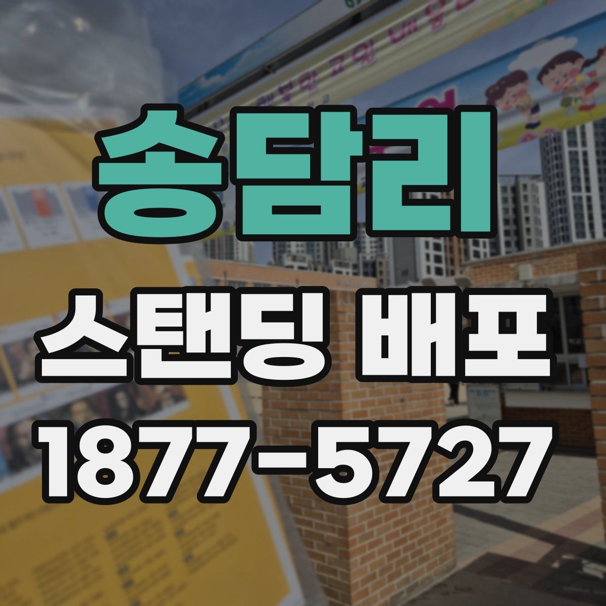 송담리 스탠딩 배포