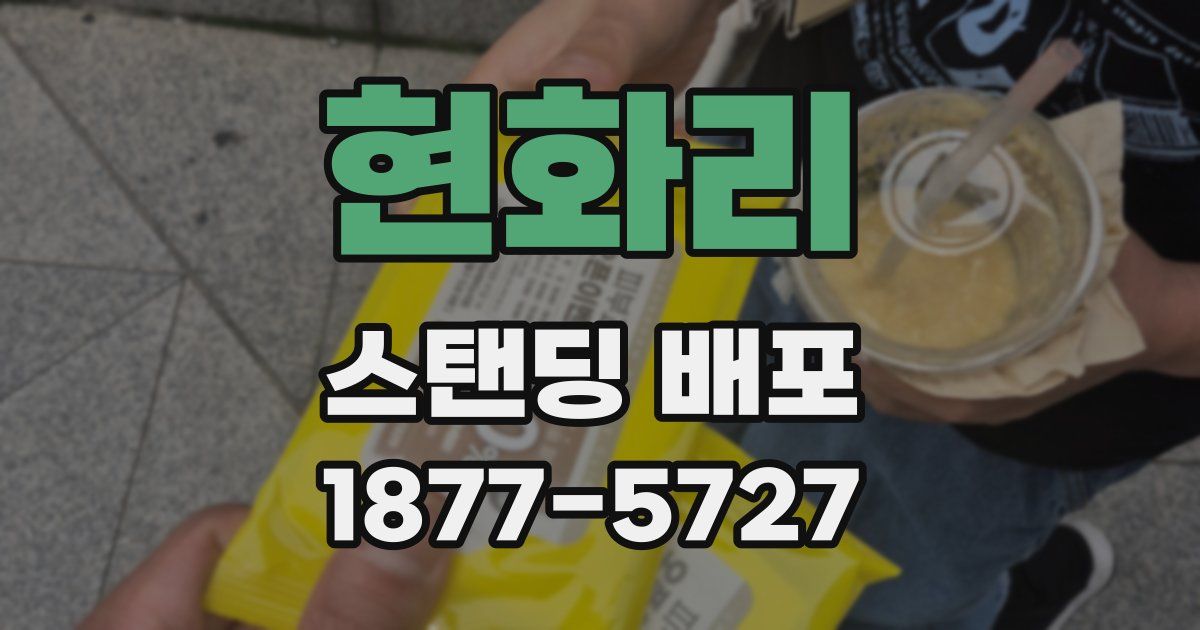 현화리 스탠딩 배포