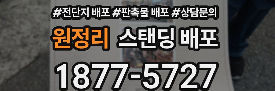 원정리 스탠딩 배포
