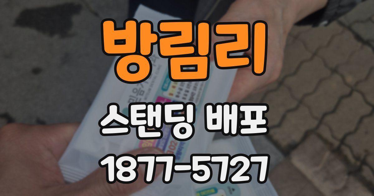 방림리 스탠딩 배포