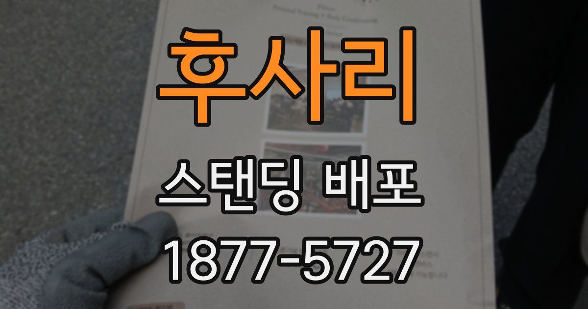 후사리 스탠딩 배포